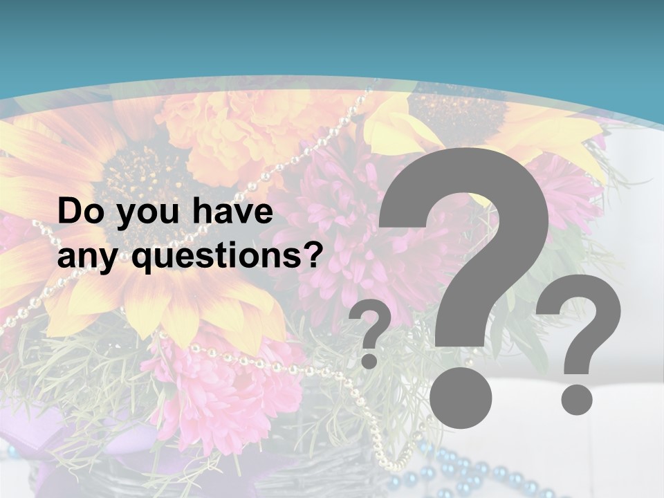 Ronantic Flora Flowers PowerPoint Template