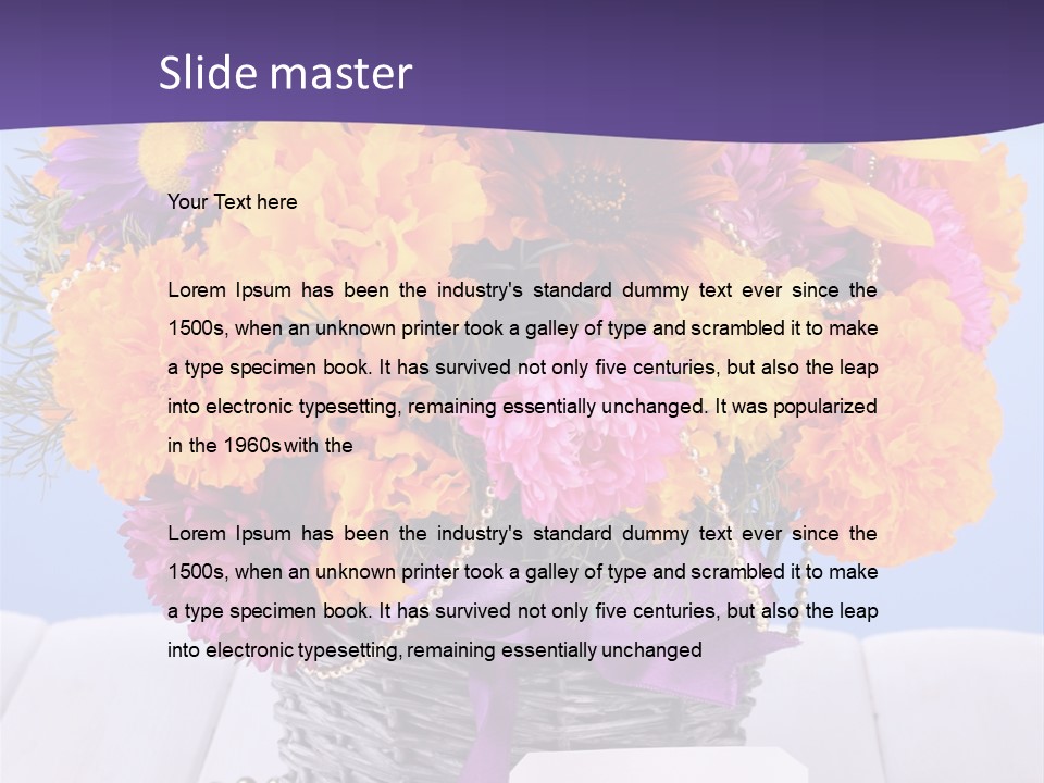 Daisy Wildflowers Summer PowerPoint Template