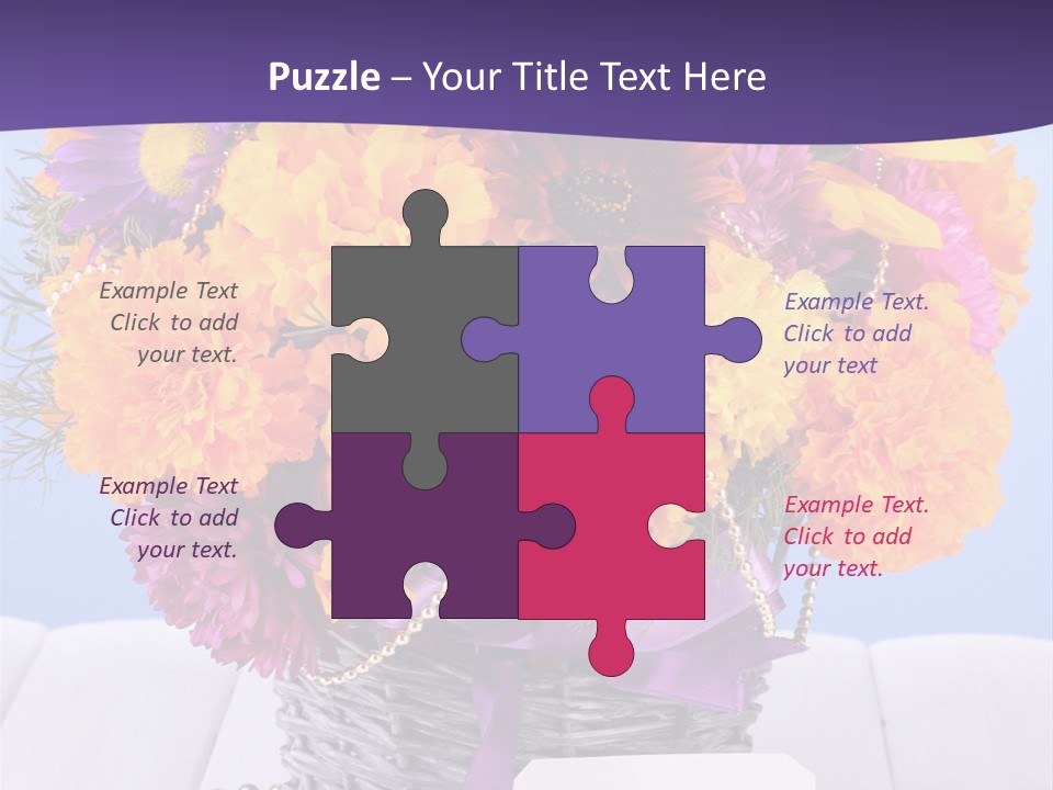 Daisy Wildflowers Summer PowerPoint Template