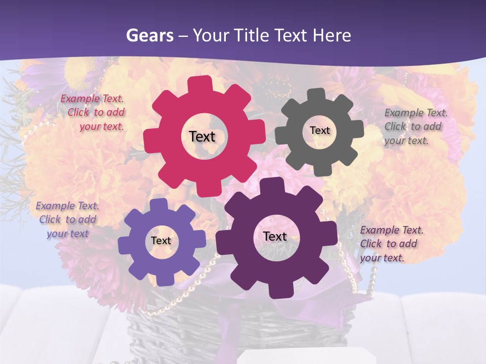 Daisy Wildflowers Summer PowerPoint Template