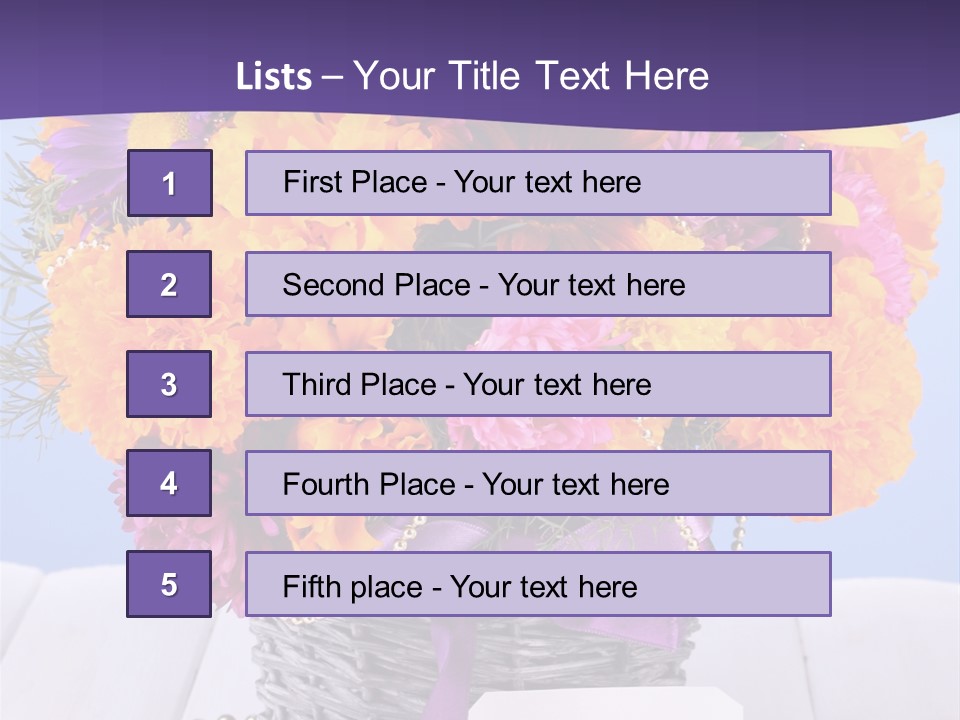 Daisy Wildflowers Summer PowerPoint Template