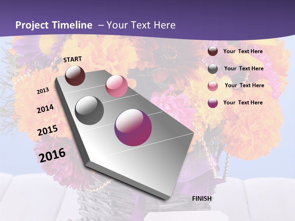 Daisy Wildflowers Summer PowerPoint Template