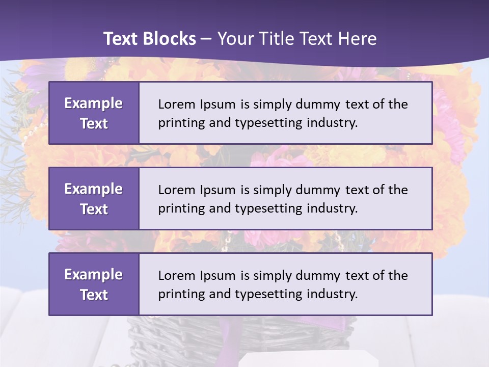 Daisy Wildflowers Summer PowerPoint Template