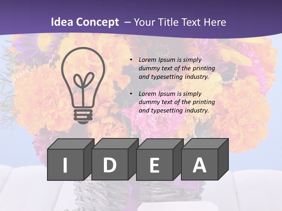 Daisy Wildflowers Summer PowerPoint Template