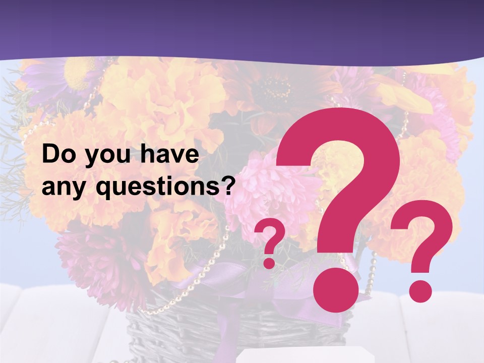 Daisy Wildflowers Summer PowerPoint Template