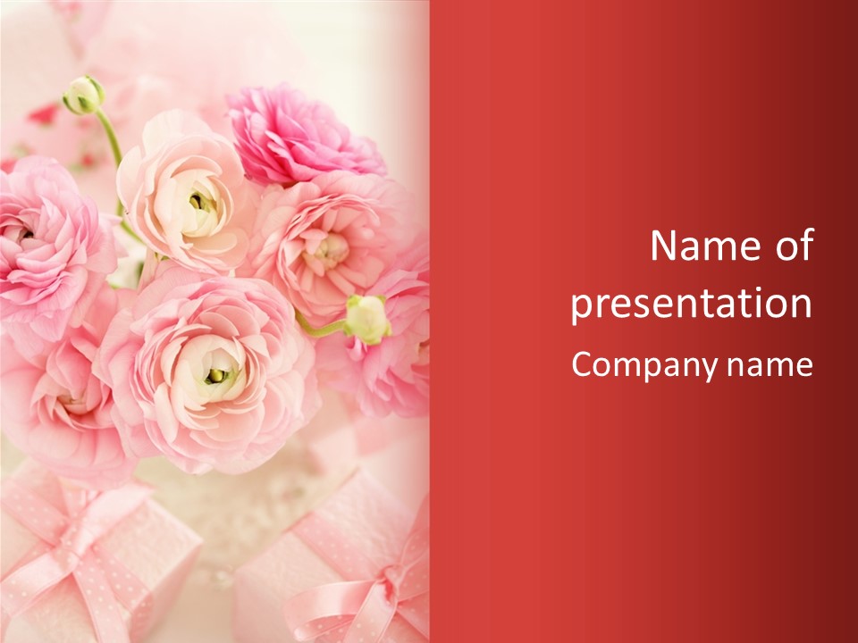 Blooming Bloom Flowers PowerPoint Template