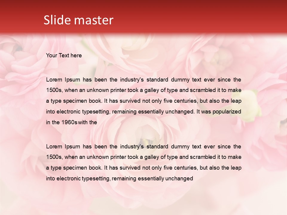 Blooming Bloom Flowers PowerPoint Template