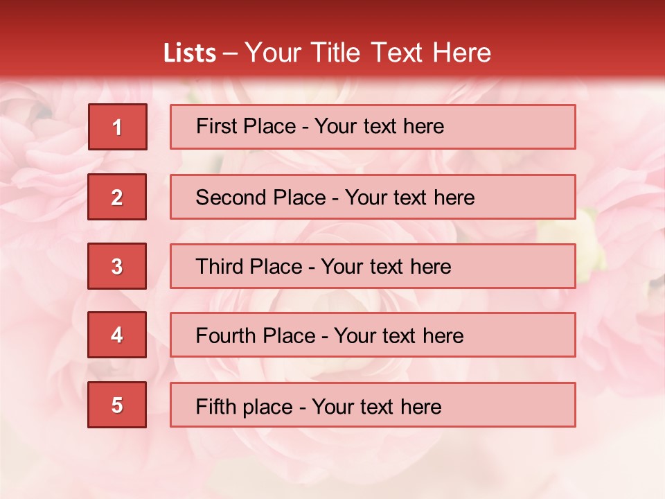 Blooming Bloom Flowers PowerPoint Template