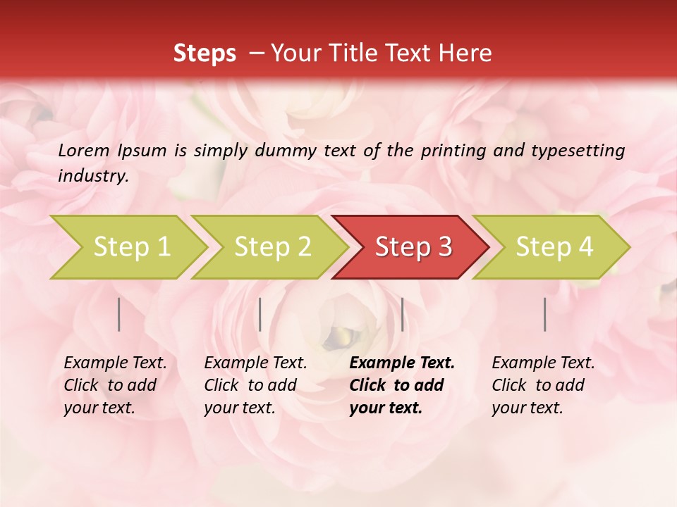 Blooming Bloom Flowers PowerPoint Template