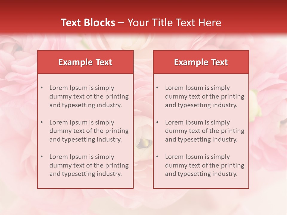 Blooming Bloom Flowers PowerPoint Template