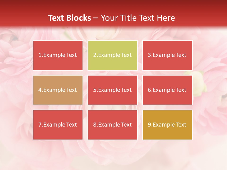 Blooming Bloom Flowers PowerPoint Template