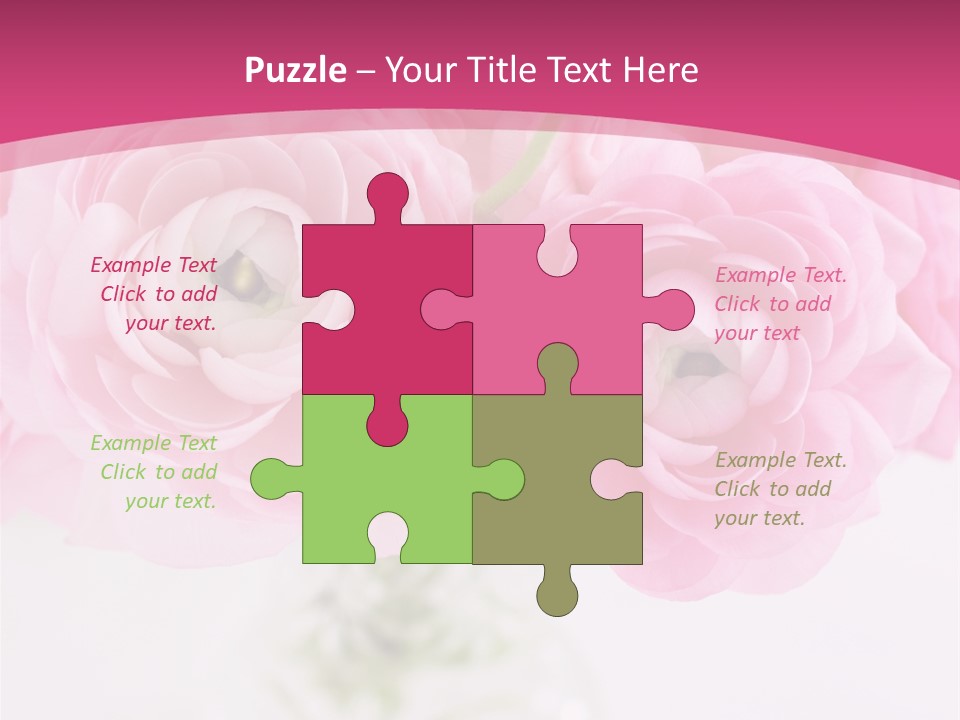 Nature Petals Yellow PowerPoint Template