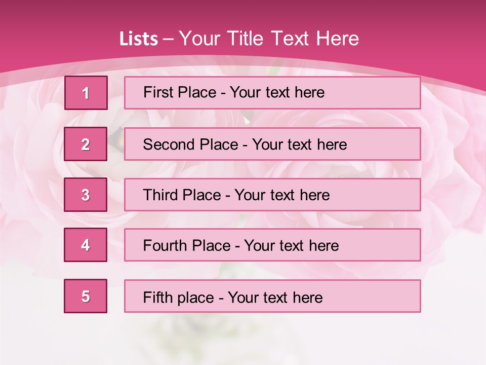 Nature Petals Yellow PowerPoint Template