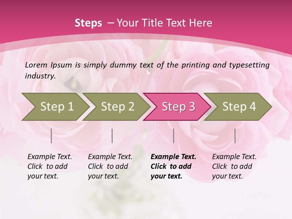 Nature Petals Yellow PowerPoint Template