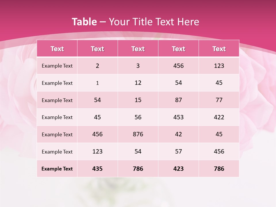 Nature Petals Yellow PowerPoint Template