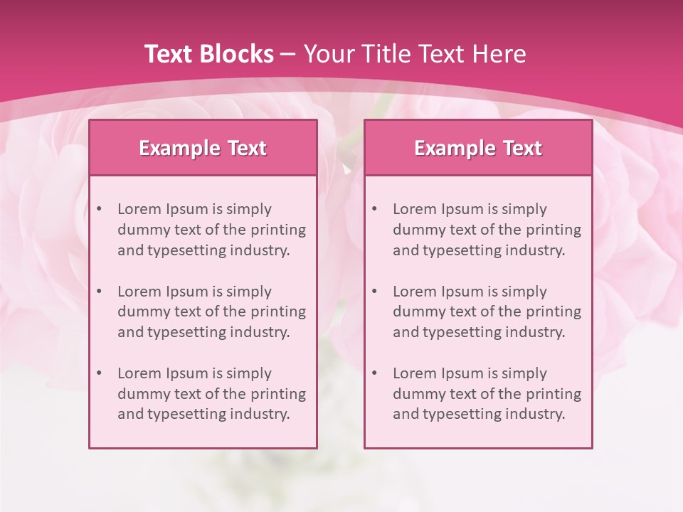 Nature Petals Yellow PowerPoint Template