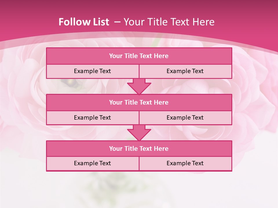 Nature Petals Yellow PowerPoint Template