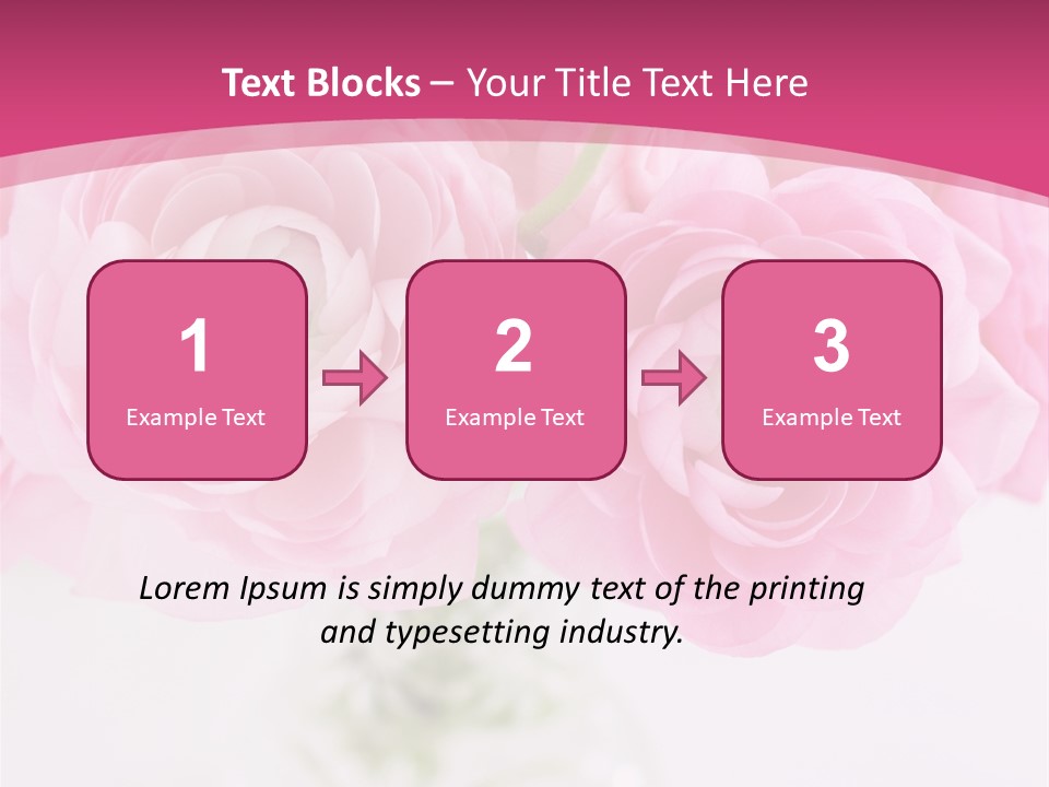 Nature Petals Yellow PowerPoint Template