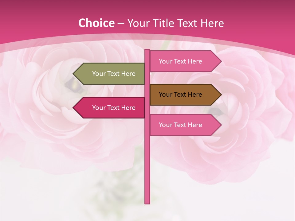 Nature Petals Yellow PowerPoint Template