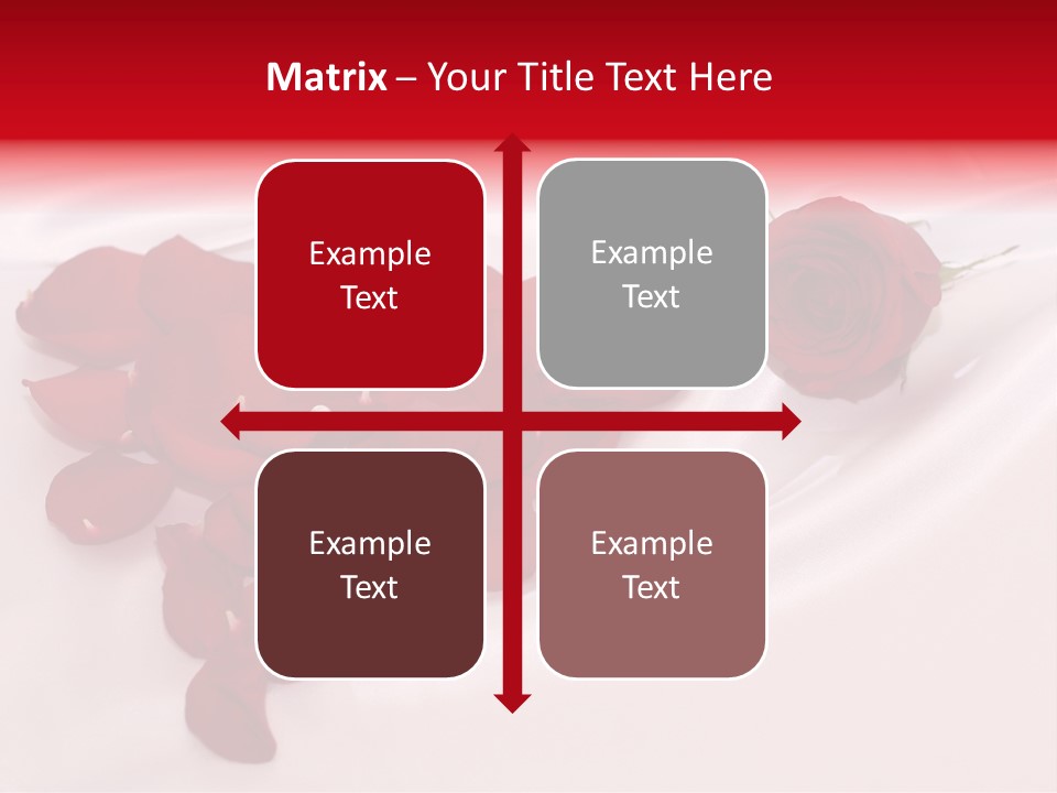 Petal Fabric Drop PowerPoint Template