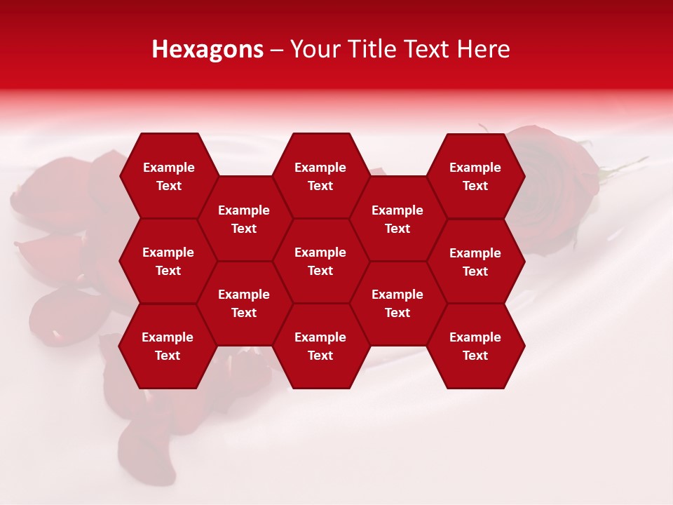 Petal Fabric Drop PowerPoint Template