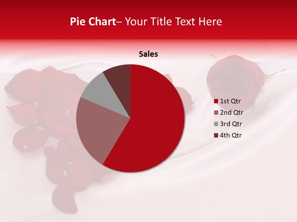 Petal Fabric Drop PowerPoint Template