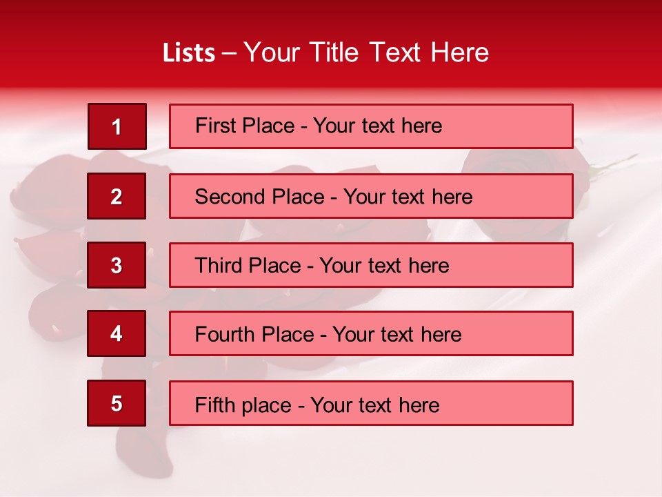 Petal Fabric Drop PowerPoint Template