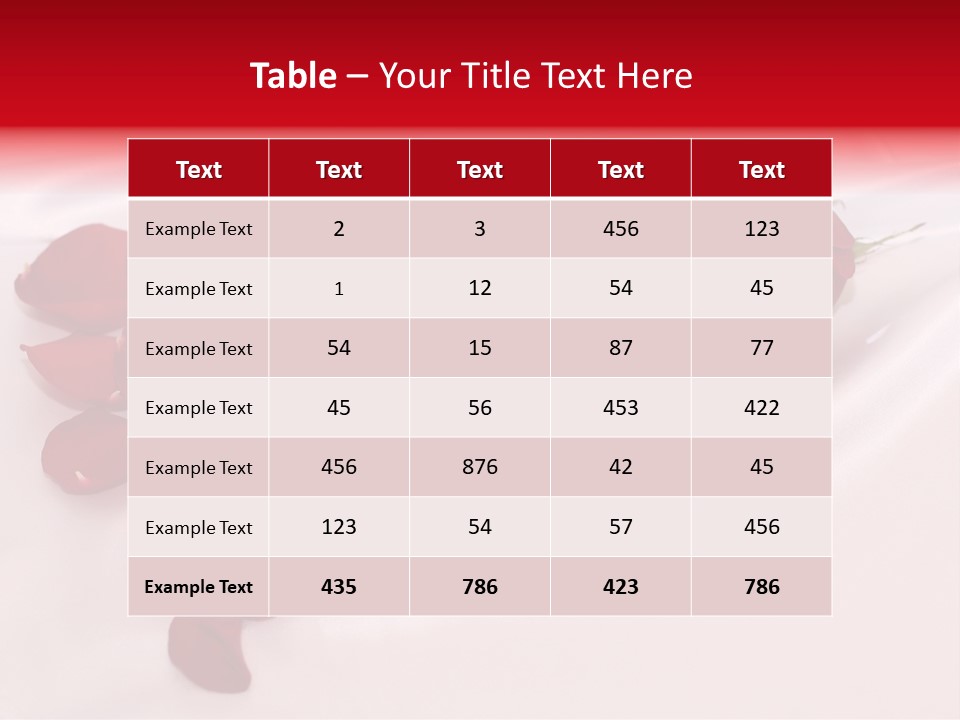 Petal Fabric Drop PowerPoint Template