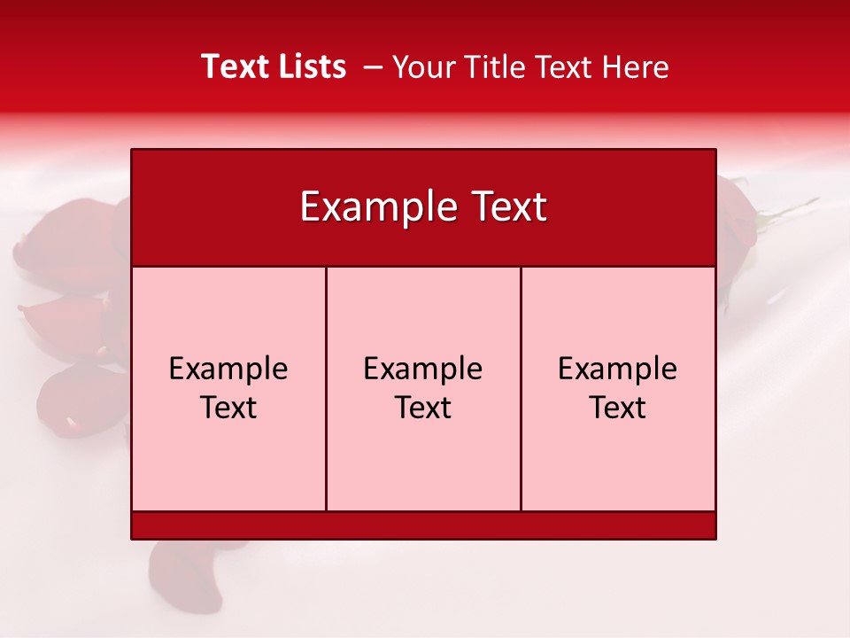 Petal Fabric Drop PowerPoint Template