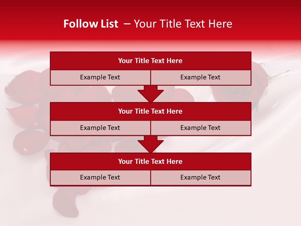 Petal Fabric Drop PowerPoint Template