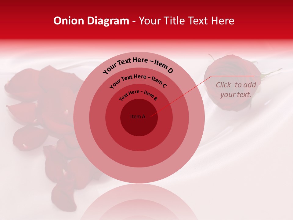 Petal Fabric Drop PowerPoint Template