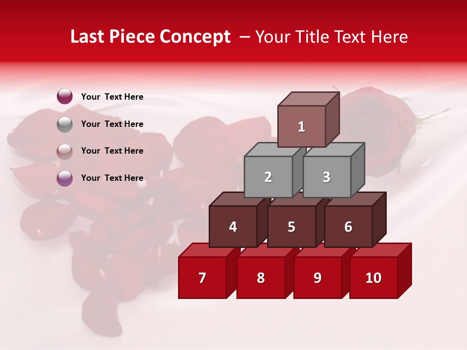 Petal Fabric Drop PowerPoint Template