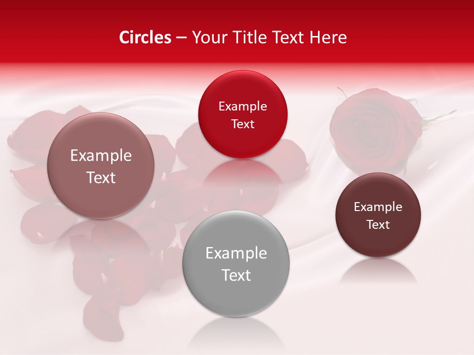 Petal Fabric Drop PowerPoint Template