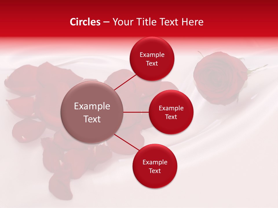 Petal Fabric Drop PowerPoint Template