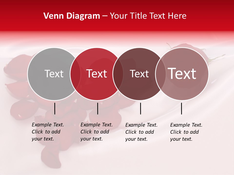 Petal Fabric Drop PowerPoint Template