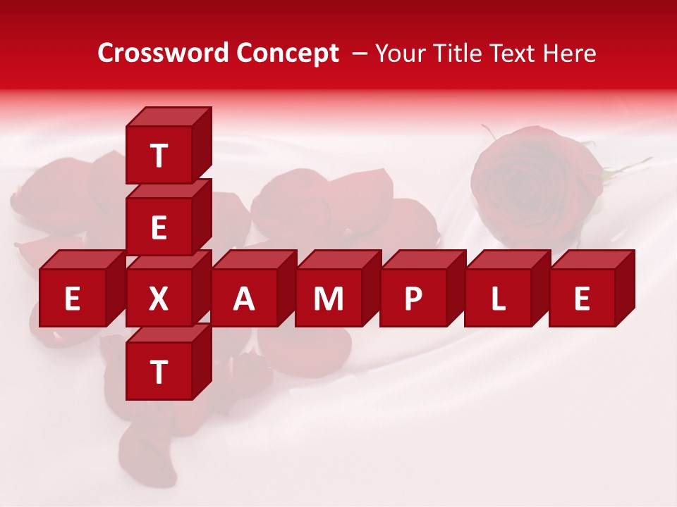 Petal Fabric Drop PowerPoint Template