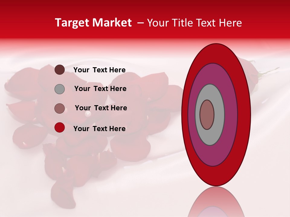 Petal Fabric Drop PowerPoint Template