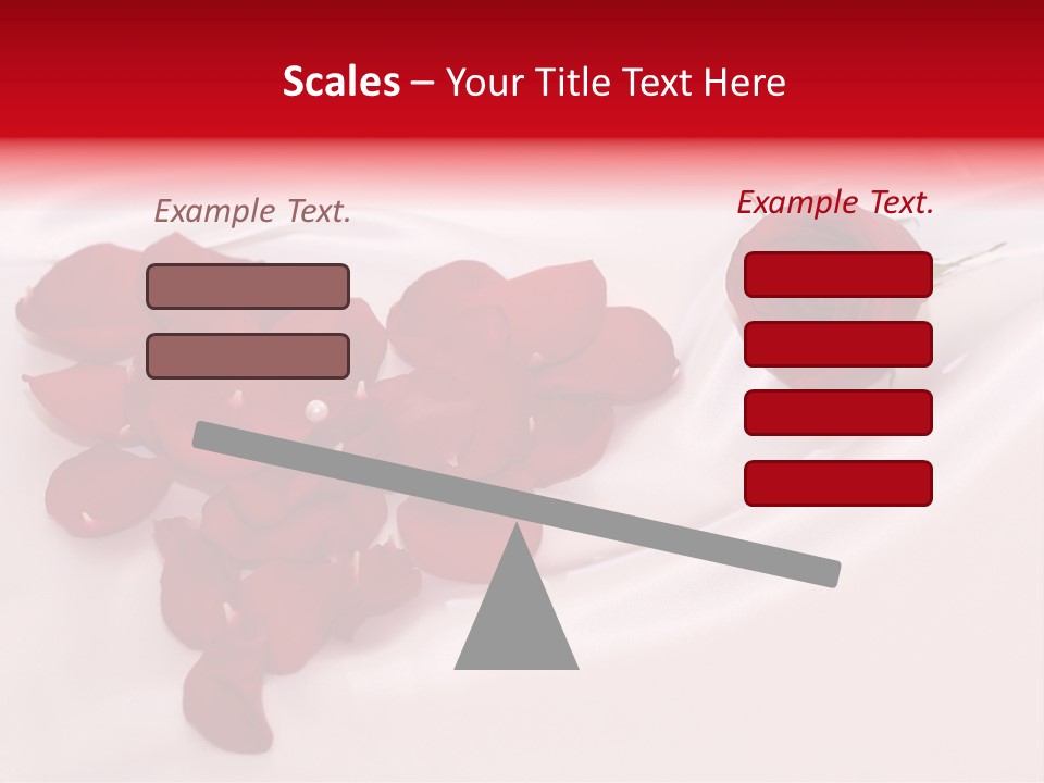 Petal Fabric Drop PowerPoint Template