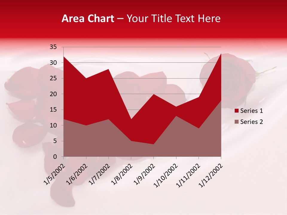 Petal Fabric Drop PowerPoint Template