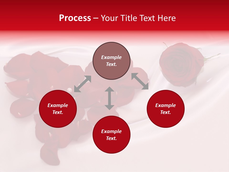 Petal Fabric Drop PowerPoint Template