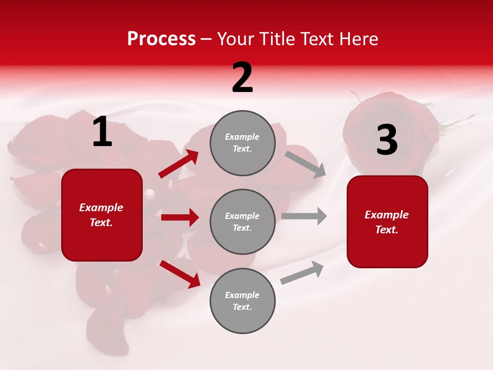 Petal Fabric Drop PowerPoint Template