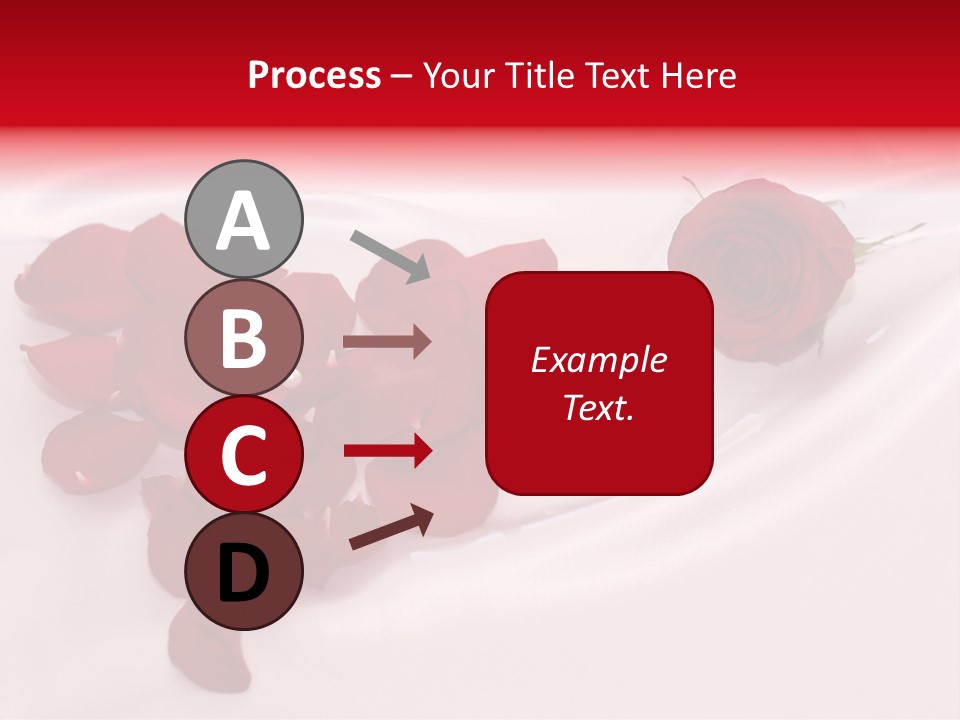 Petal Fabric Drop PowerPoint Template