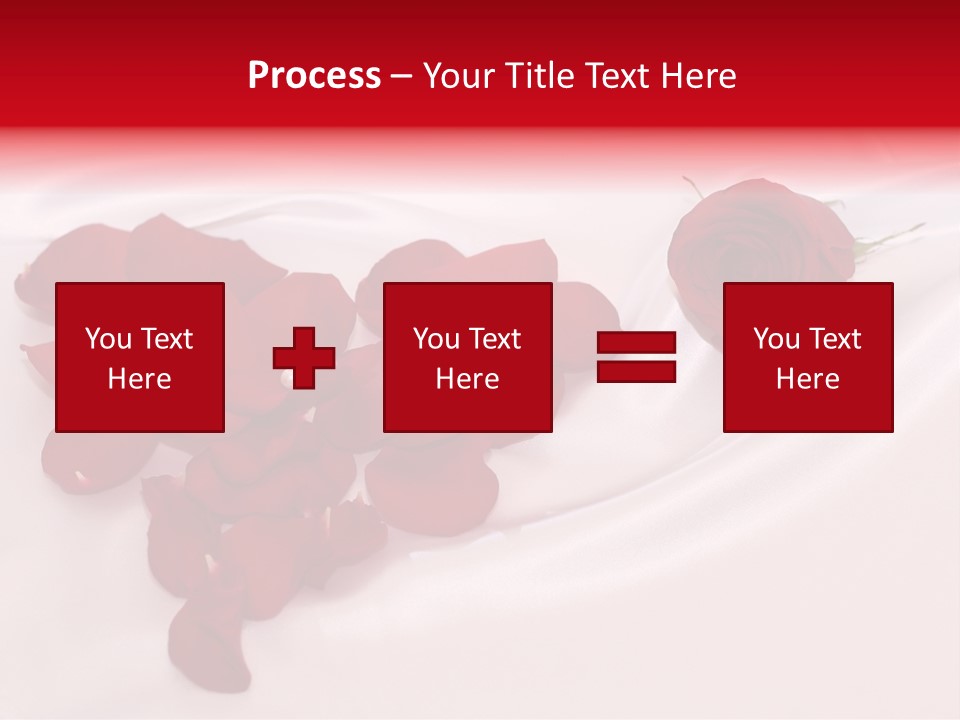 Petal Fabric Drop PowerPoint Template