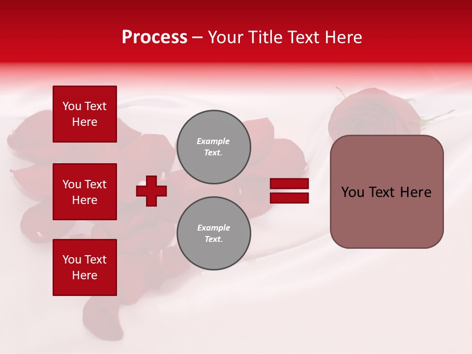 Petal Fabric Drop PowerPoint Template