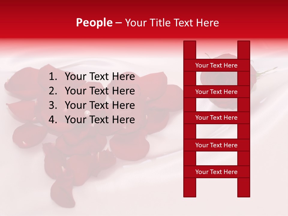 Petal Fabric Drop PowerPoint Template