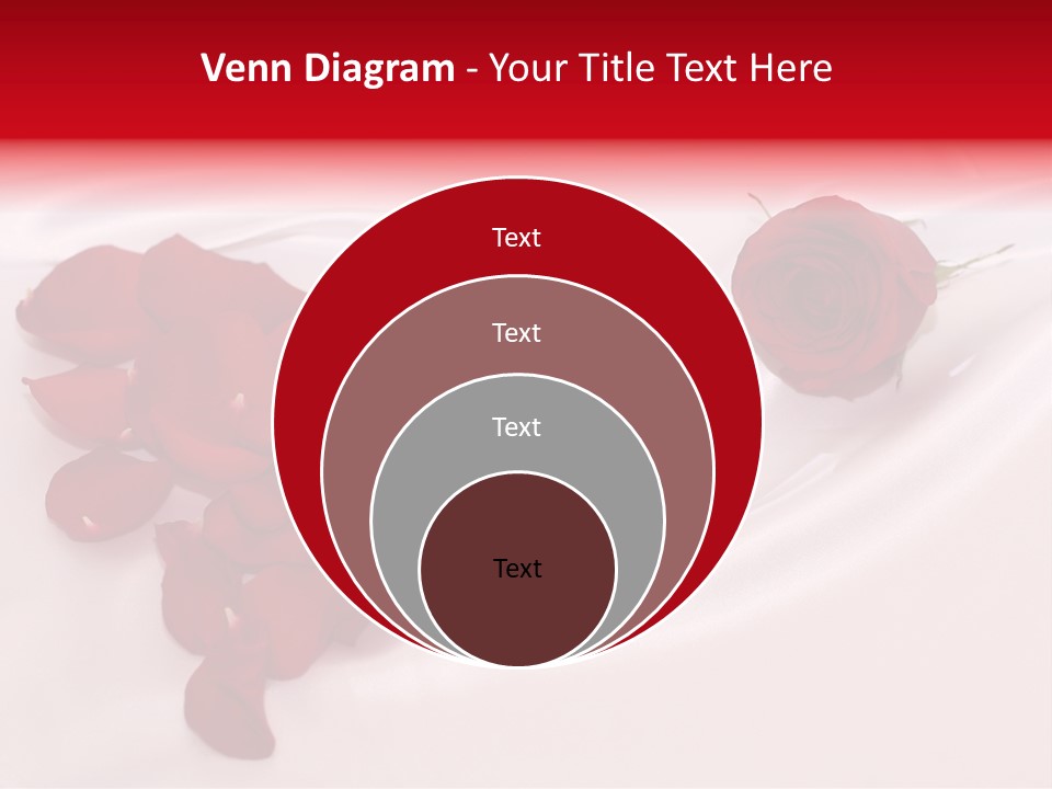 Petal Fabric Drop PowerPoint Template