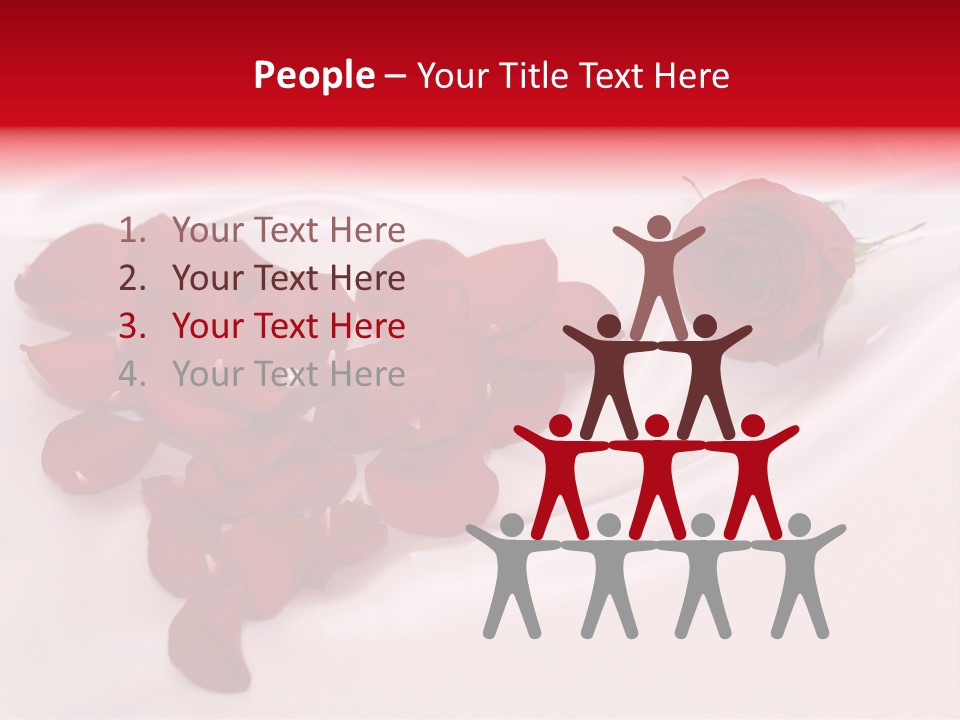 Petal Fabric Drop PowerPoint Template