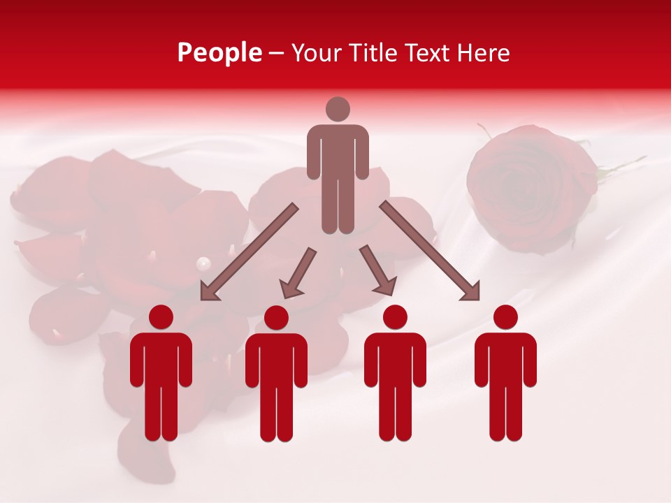 Petal Fabric Drop PowerPoint Template