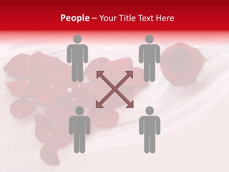 Petal Fabric Drop PowerPoint Template