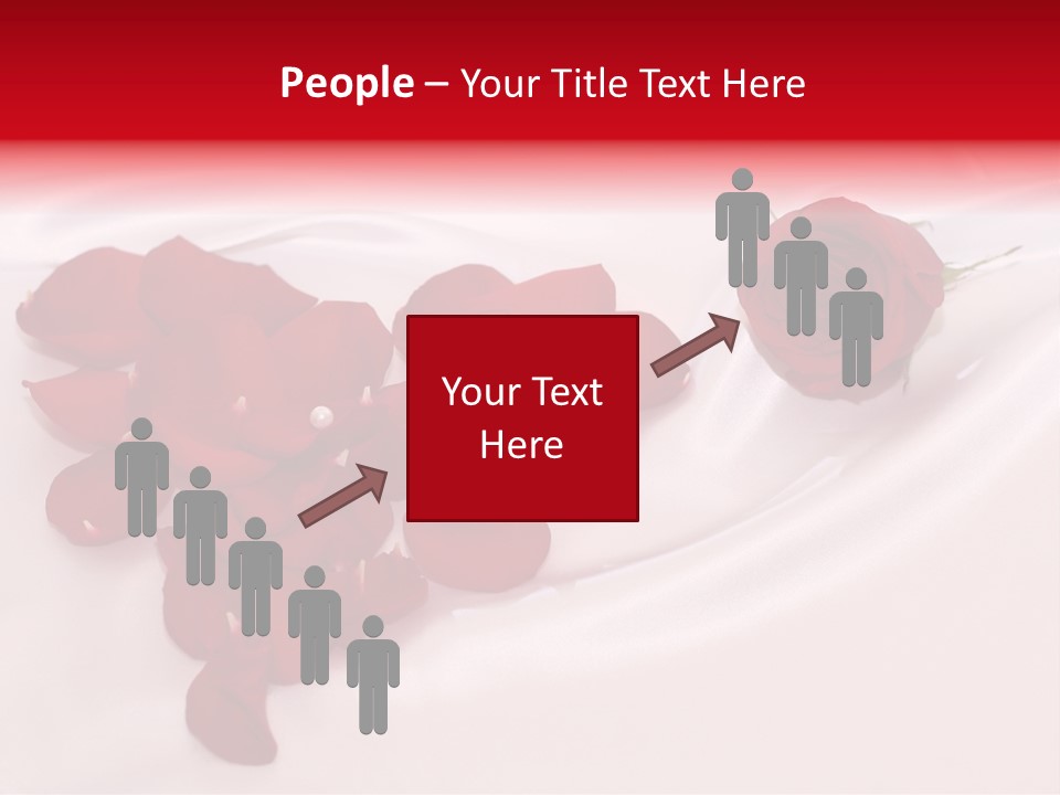 Petal Fabric Drop PowerPoint Template